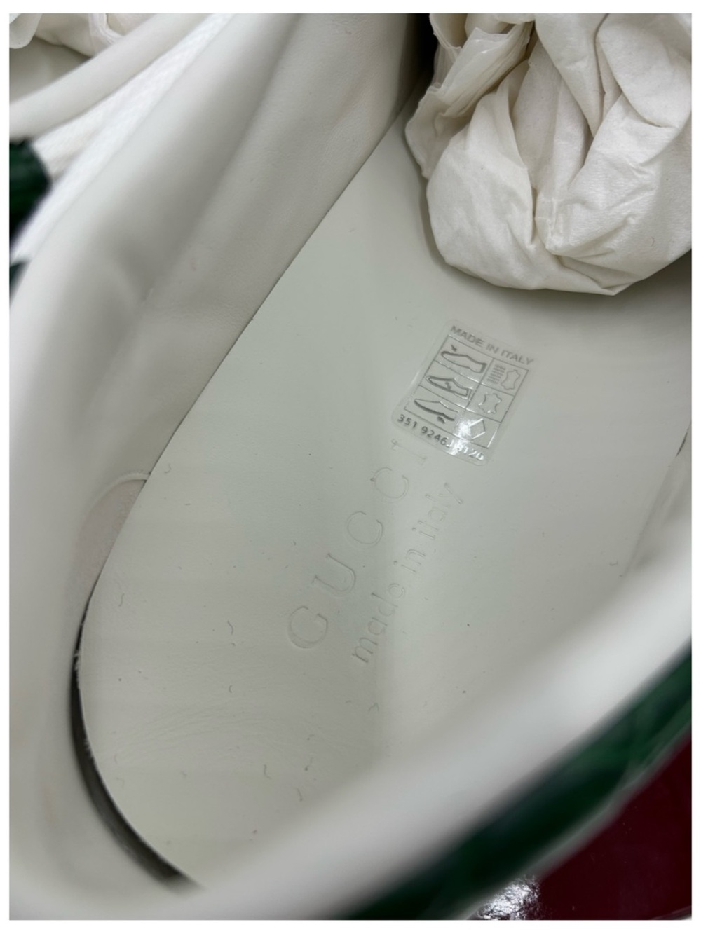 Gucci ace slip on sneaker size 12 fits 13 US made in Italy - Picture 4 of 8